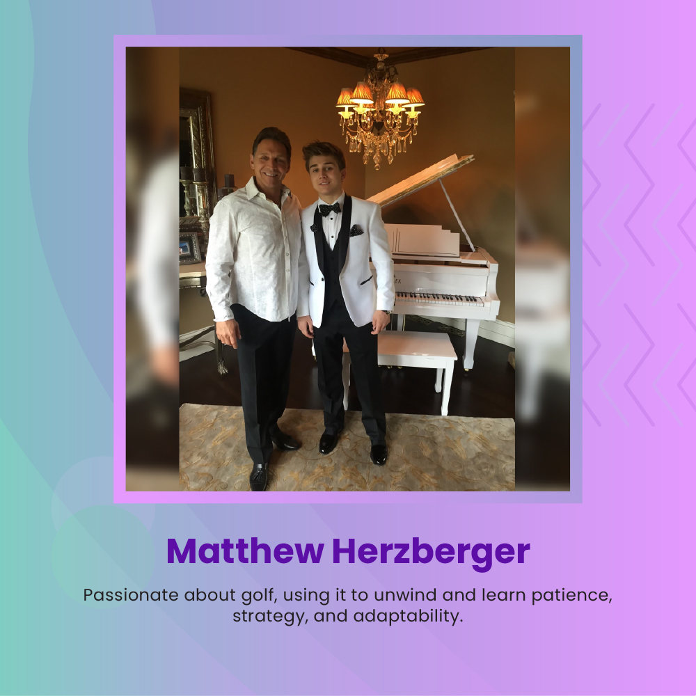 Matthew Herzberger charting the course of business success on and off the golf course.